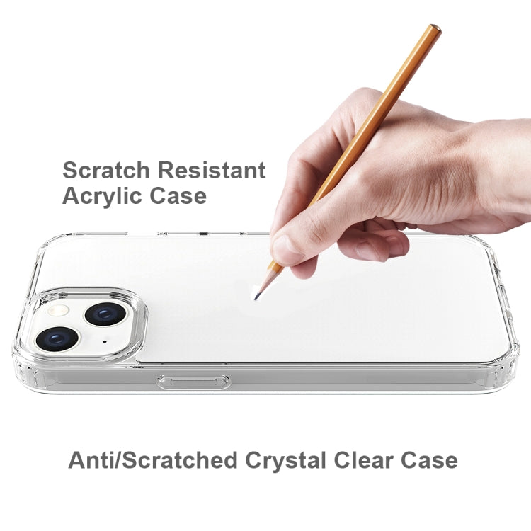 For iPhone 14 Shockproof Scratchproof TPU + Acrylic Phone Case (Transparent) by buy2fix