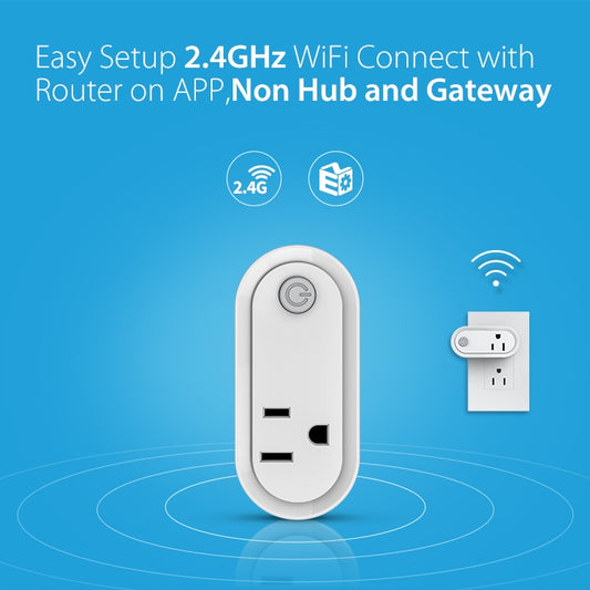 NEO NAS-WR12W 15A 2.4G WiFi US Smart Power Plug by NEO