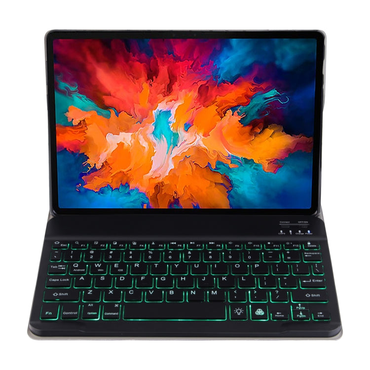 For Lenovo Tab M10 HD Gen 2 Backlight Bluetooth Keyboard Leather Tablet Case(Black) by buy2fix