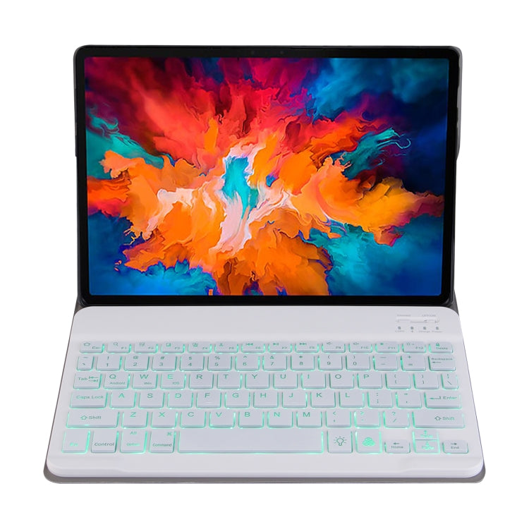 For Lenovo Tab M10 HD Gen 2 Backlight Bluetooth Keyboard Leather Tablet Case(Rose Gold) by buy2fix