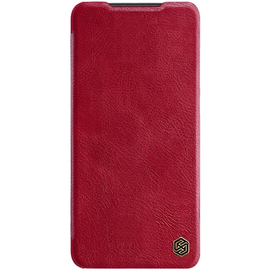 For Xiaomi Poco M4 Pro NILLKIN QIN Series Crazy Horse Texture Leather Phone Case(Red) by NILLKIN