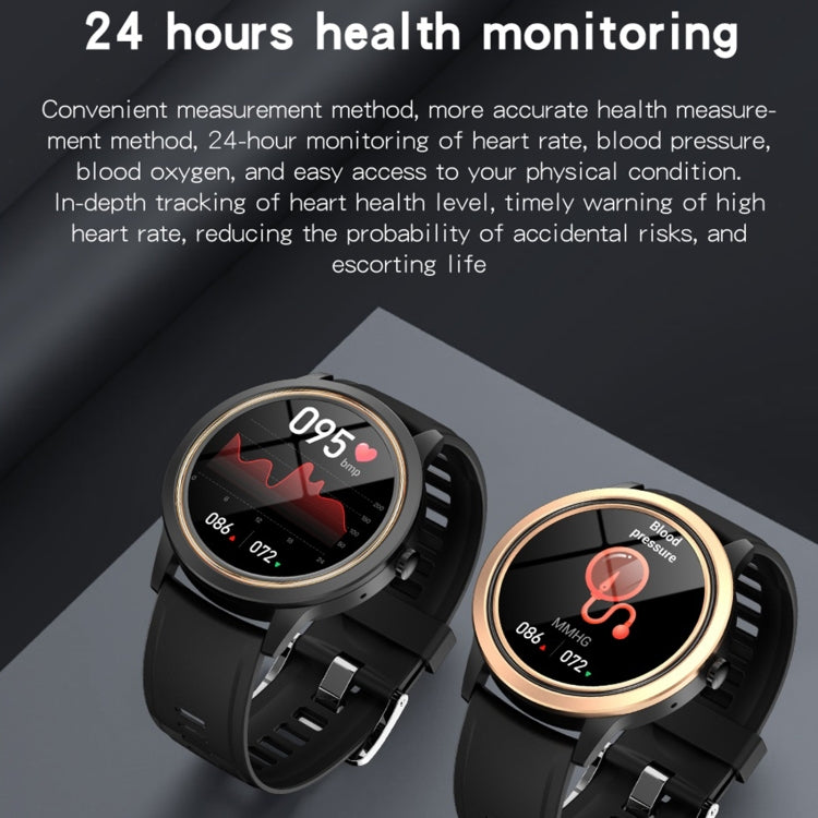 A60 1.32 inch IPS HD Screen Smart Watch, Support Bluetooth Calling/Blood Pressure Monitoring(Black) by buy2fix