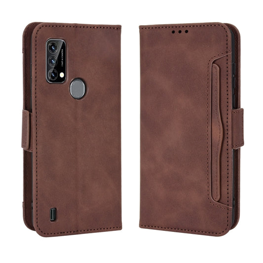 For Blackview A50 Skin Feel Calf Pattern Leather Phone Case(Brown) by buy2fix