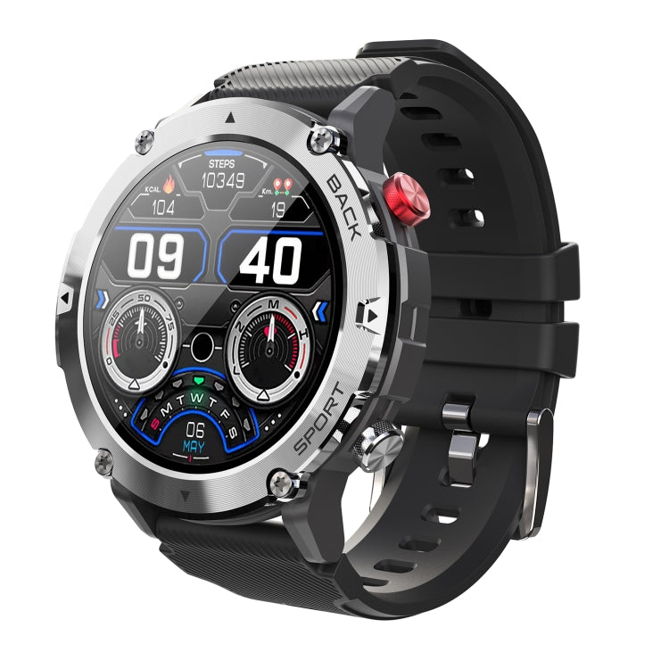 C21 1.32 inch HD Screen Smart Watch, Support Heart Rate Monitoring/Blood Oxygen Monitoring(Silver) - Smart Watches by buy2fix | Online Shopping UK | buy2fix