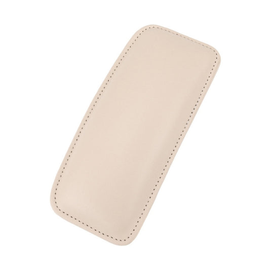 2 PCS Car Non-slip Soft Floor Protector Carpet Floor Mat Knee Bolster, Style:PU Leather(Apricot) by buy2fix