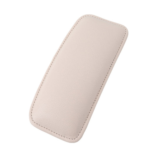 2 PCS Car Non-slip Soft Floor Protector Carpet Floor Mat Knee Bolster, Style:First Layer Cowhide(Apricot) by buy2fix
