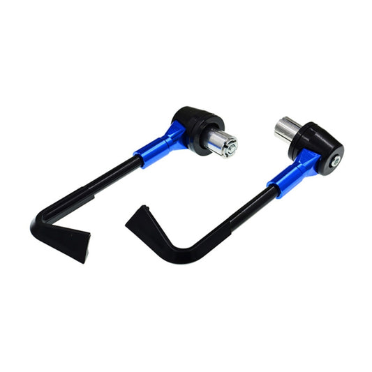 2 PCS Universal 22mm Shockproof Protection Rod CNC Horn Shape Handbrake Motorcycle Modification Accessories(Blue) by buy2fix