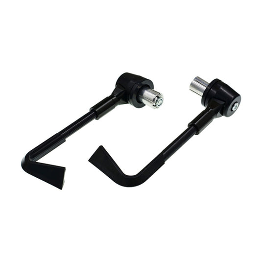 2 PCS Universal 22mm Shockproof Protection Rod CNC Horn Shape Handbrake Motorcycle Modification Accessories(Black) by buy2fix