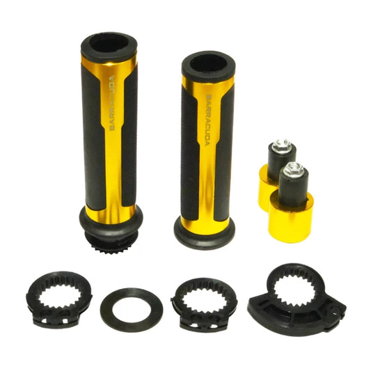 Motorcycle Modification Accessories Hand Grip Cover Handlebar Set(Gold) by buy2fix