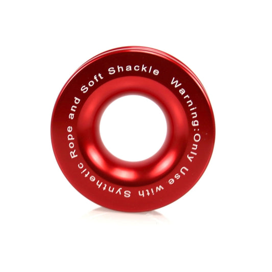 Truck Winch Snatch Recovery Ring for Soft Shackle ATV UTV Rcovery 41000 lb(Red) by buy2fix
