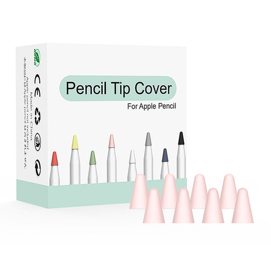 8 PCS / Set Universal Wearable Stylus Nib Cover For Apple Pencil 1 / 2(Pink) by buy2fix