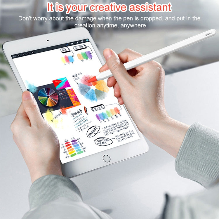 8 PCS / Set Universal Wearable Stylus Nib Cover For Apple Pencil 1 / 2(Red) by buy2fix