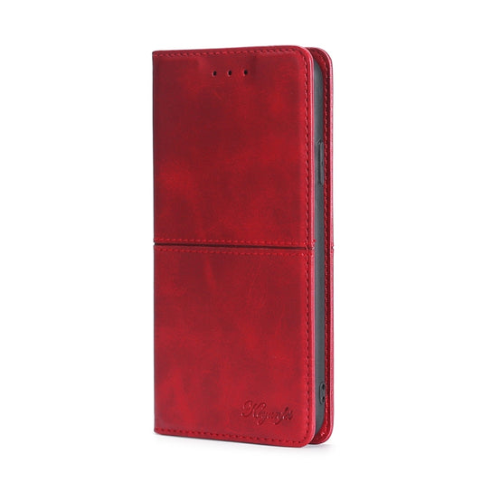 For Infinix Hot 10 Lite/Smart 5 X657 Cow Texture Magnetic Horizontal Flip Leather Phone Case(Red) by buy2fix