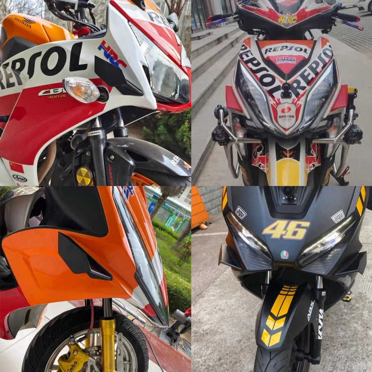 Motorcycle Dynamic Motorcycle Wing Kit(Red) by buy2fix