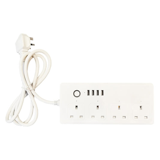 WIFI 13A SM-SO301-K 4 Holes + 4 USB Multi-purpose Smart Power Strip, UK Plug by buy2fix