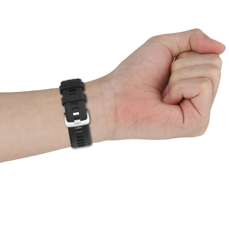For Garmin Forerunner 955 / 255 / 745 22mm Silicone Watch Band(Wine Red) by buy2fix