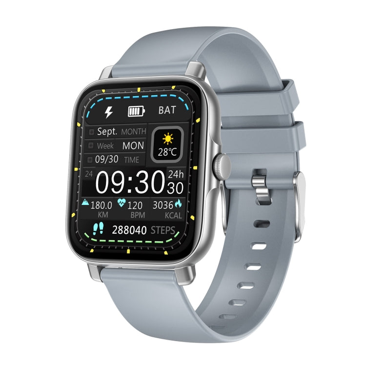 GT30 1.69 inch TFT Screen Smart Watch, TPU Bnad IP67 Waterproof Support Bluetooth Call / Multiple Sports Modes(Silver) - Smart Watches by buy2fix | Online Shopping UK | buy2fix