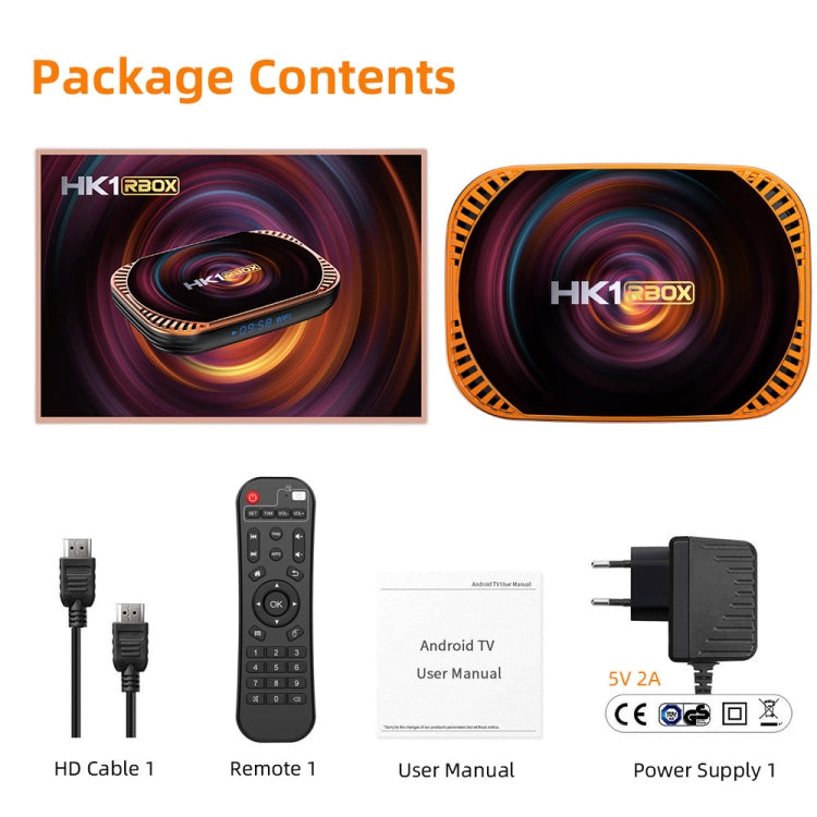 MECOOL HK1RBOX X4 4K TV Box, Android 11 Amlogic S905X4 CPU with RC 4GB+64GB(UK Plug) by MECOOL