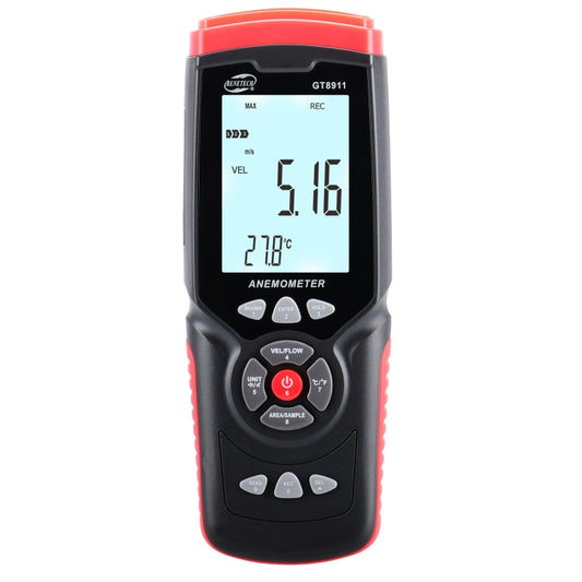 BENETECH GT8911 Handheld Digital LCD Hot Wire Anemometer by BENETECH