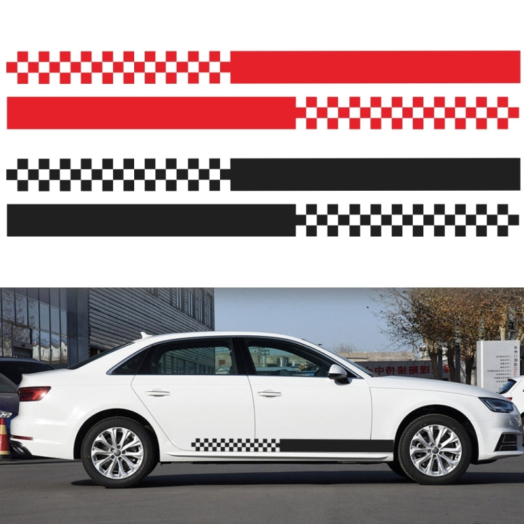 2 PCS/Set D-282 Waistline Pattern Car Modified Decorative Sticker(Yellow) by buy2fix