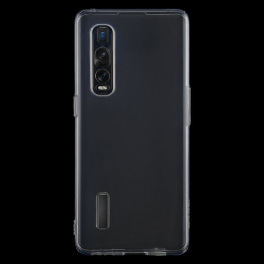 For OPPO Find X2 Pro TPU Ultra-Thin Transparent Mobile Phone Case by buy2fix