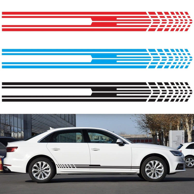 D-730 Stripe Pattern Car Modified Decorative Sticker(White) by buy2fix