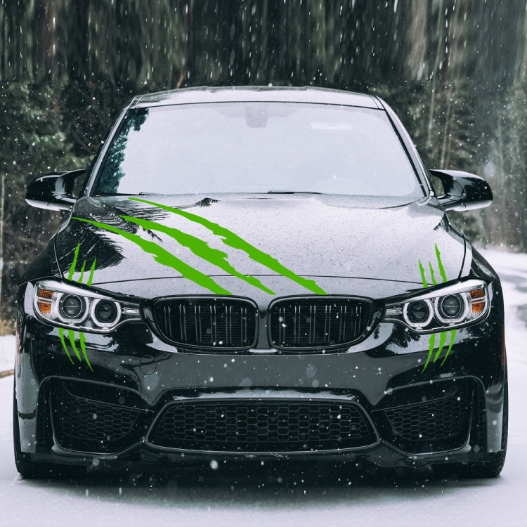 D-865 Claw Scratches Pattern Car Modified Decorative Sticker(Green) by buy2fix