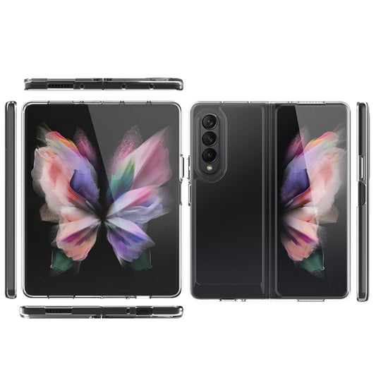 For Samsung Galaxy Z Fold4 Scratchproof TPU + PC Protective Case(Transparent) by buy2fix