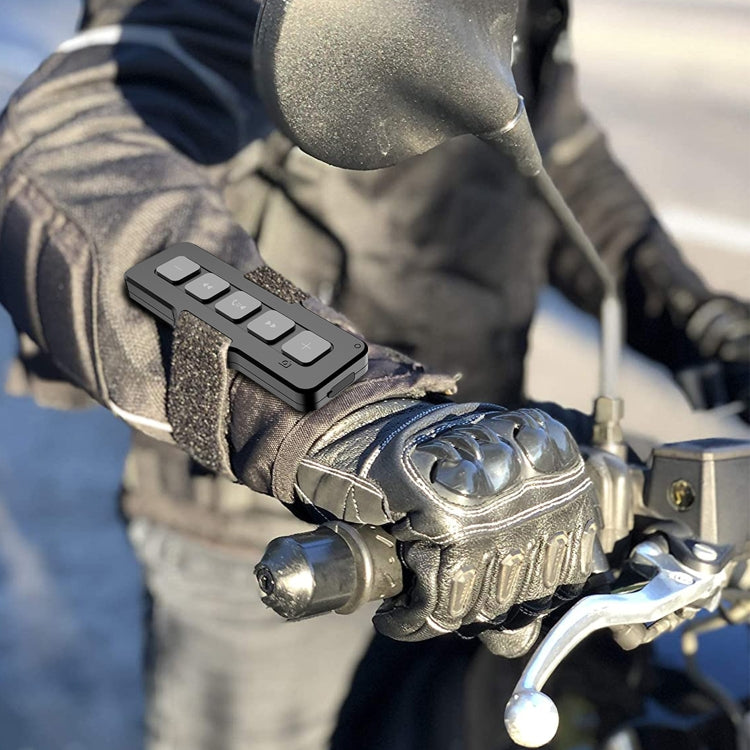 BT006 Motorcycle IPX4 Wireless Bluetooth 5.0 Remote Controller, Support Phone Call by buy2fix