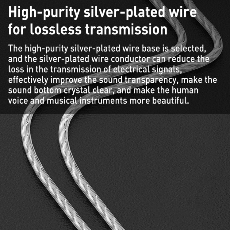 KZ-EDX Ultra Dual Magnetic Dynamic In-Ear Headphones,Length: 1.2m(Without Microphone) by KZ