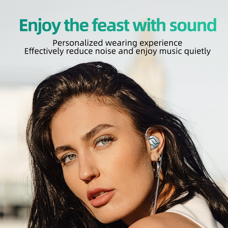 KZ-ZES Electrostatic Dynamic Hybrid HIFI In-Ear Headphones,Length: 1.2m(Without Microphone) by KZ