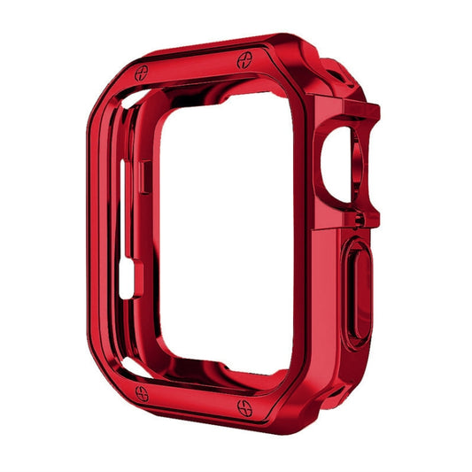 TPU Frame Watch Case For Apple Watch Series 9 / 8 / 7 41mm(Red) by buy2fix