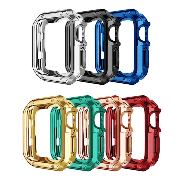 TPU Frame Watch Case For Apple Watch Series 9 / 8 / 7 41mm(Red) by buy2fix