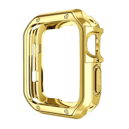 TPU Frame Watch Case For Apple Watch Series 6 & SE & 5 & 4 40mm(Gold) by buy2fix