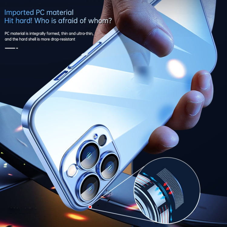 For iPhone 12 Pro SULADA JINGJIA Series Lens Protector PC Phone Case(Blue) by SULADA