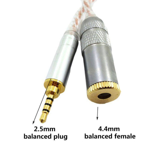 ZS0156 Balanced Inter-conversion Audio Cable(2.5 Balanced Male to 4.4 Balanced Female) by buy2fix