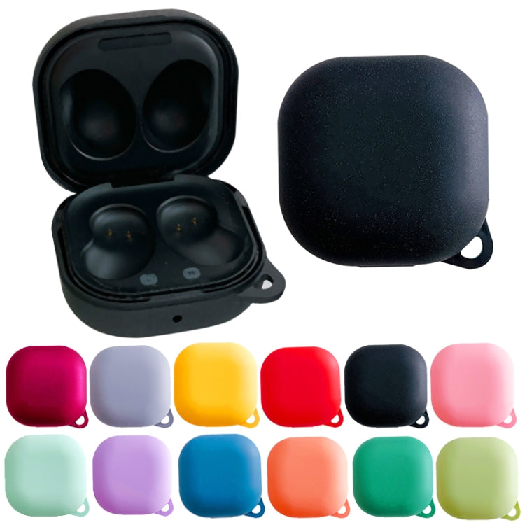 For Samsung Galaxy Buds Live Earphone PC Solid Color Frosted Protective Case(Black) by buy2fix