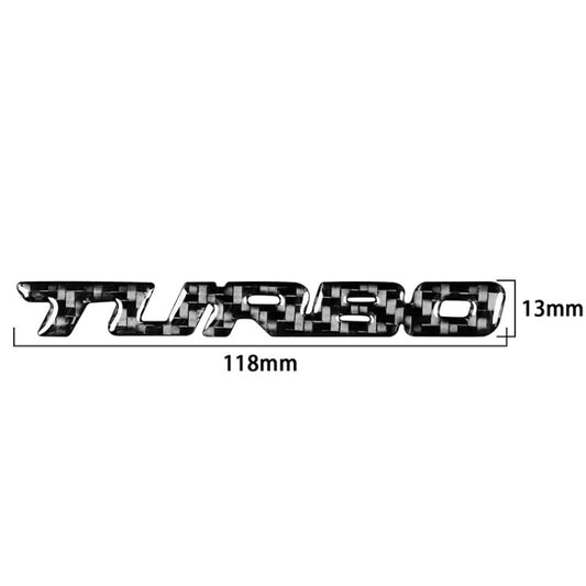 Car Carbon Fiber Body Random Decorative Stickers(Black) by buy2fix