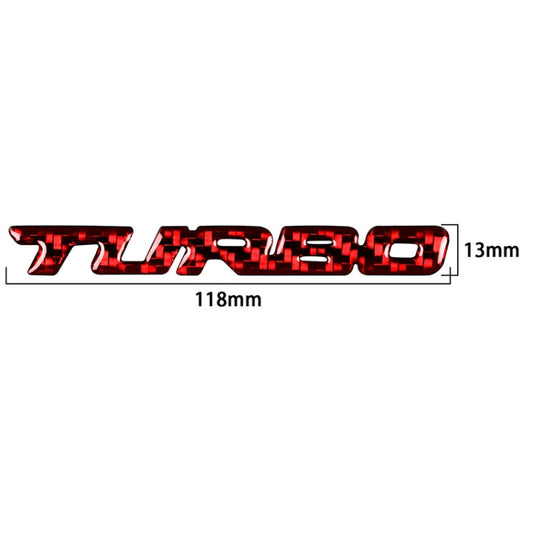 Car Carbon Fiber Body Random Decorative Stickers(Red) by buy2fix