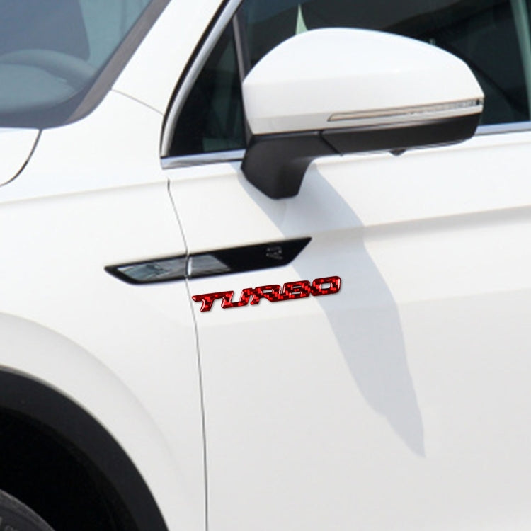 Car Carbon Fiber Body Random Decorative Stickers(Red) by buy2fix