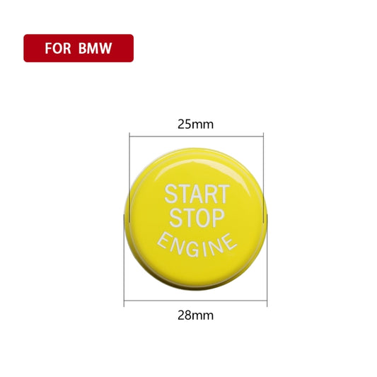 Car Engine Start Key Push Button Cover for BMW G / F Chassis, Style:without Start and Stop by buy2fix