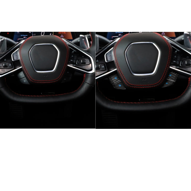 Car Steering Wheel Below Buttons for Chevrolet Corvette C8 2020-2021(Blue) by buy2fix