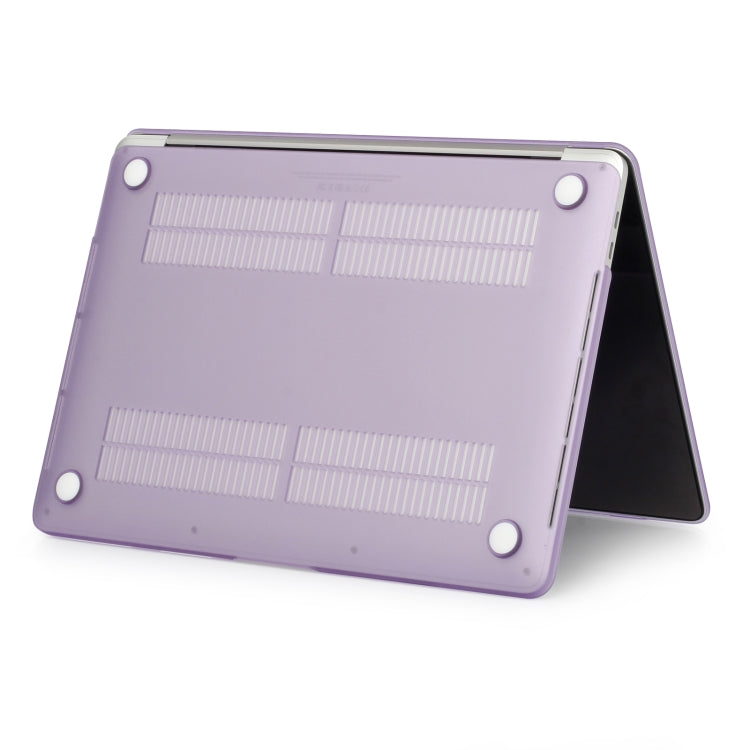 Laptop Matte Style Protective Case For MacBook Air 13.6 2025 / 2023 / 2022(Purple) by buy2fix