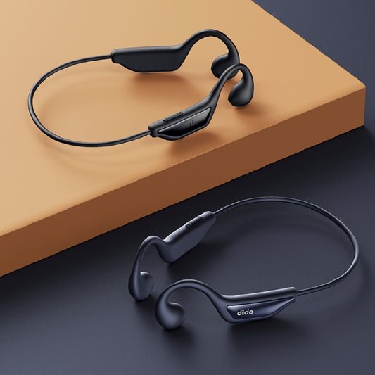 Dido W11S Bone Conduction Waterproof Wireless Bluetooth Sports Earphone(Black) by buy2fix