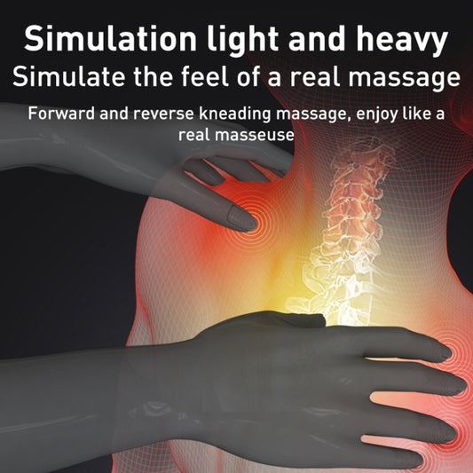 Multifunctional Hot Compress Neck Massager Car Cervical Spine Massage Pillow(One Button) by buy2fix