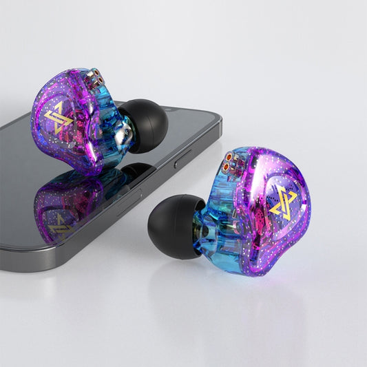 QKZ AK6 MAX In-ear Dynamic Subwoofer Wire-controlled Earphone, Version:Standard Version(Colorful) by QKZ