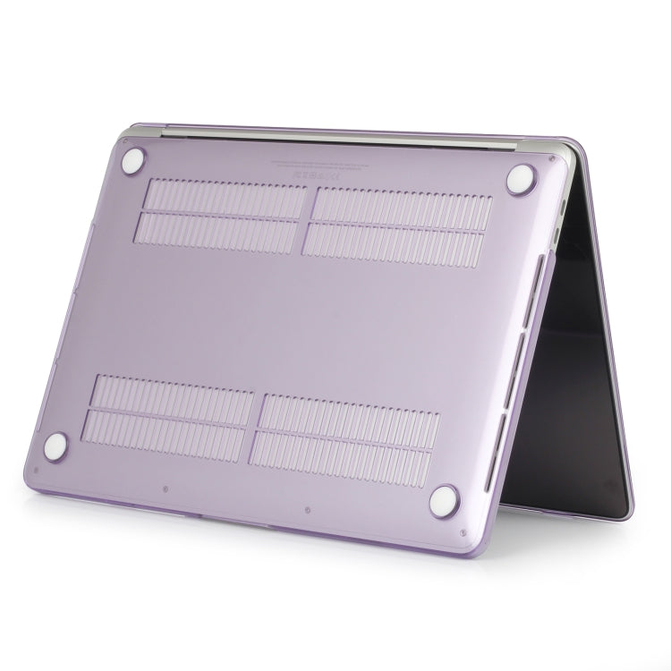 Laptop Crystal Style Protective Case For MacBook Pro 13.3 inch A2338 2022(Purple) by buy2fix