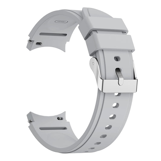 For Samsung Galaxy Watch 5 Pro 45mm Silicone Watch Band(Light Gray) by buy2fix
