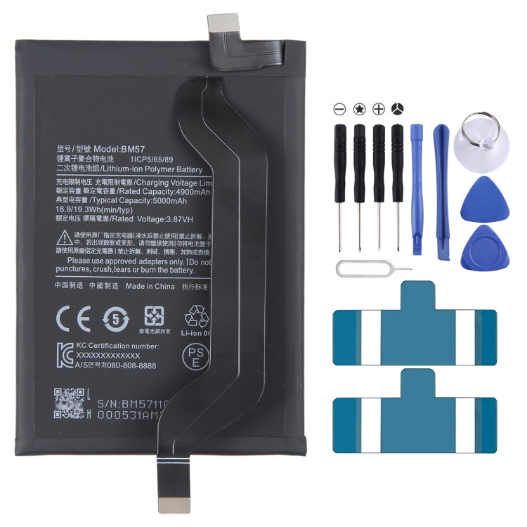 BM57 5020mAh Li-Polymer Battery Replacement For Xiaomi Redmi Note 10 Pro 4G / Redmi Note 10 Pro Max - For Xiaomi by buy2fix | Online Shopping UK | buy2fix