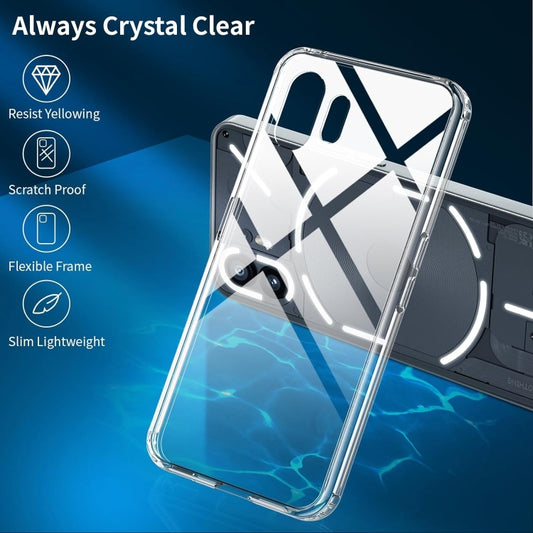 For Nothing Phone 1 All-inclusive Transparent Shockproof Phone Case by buy2fix